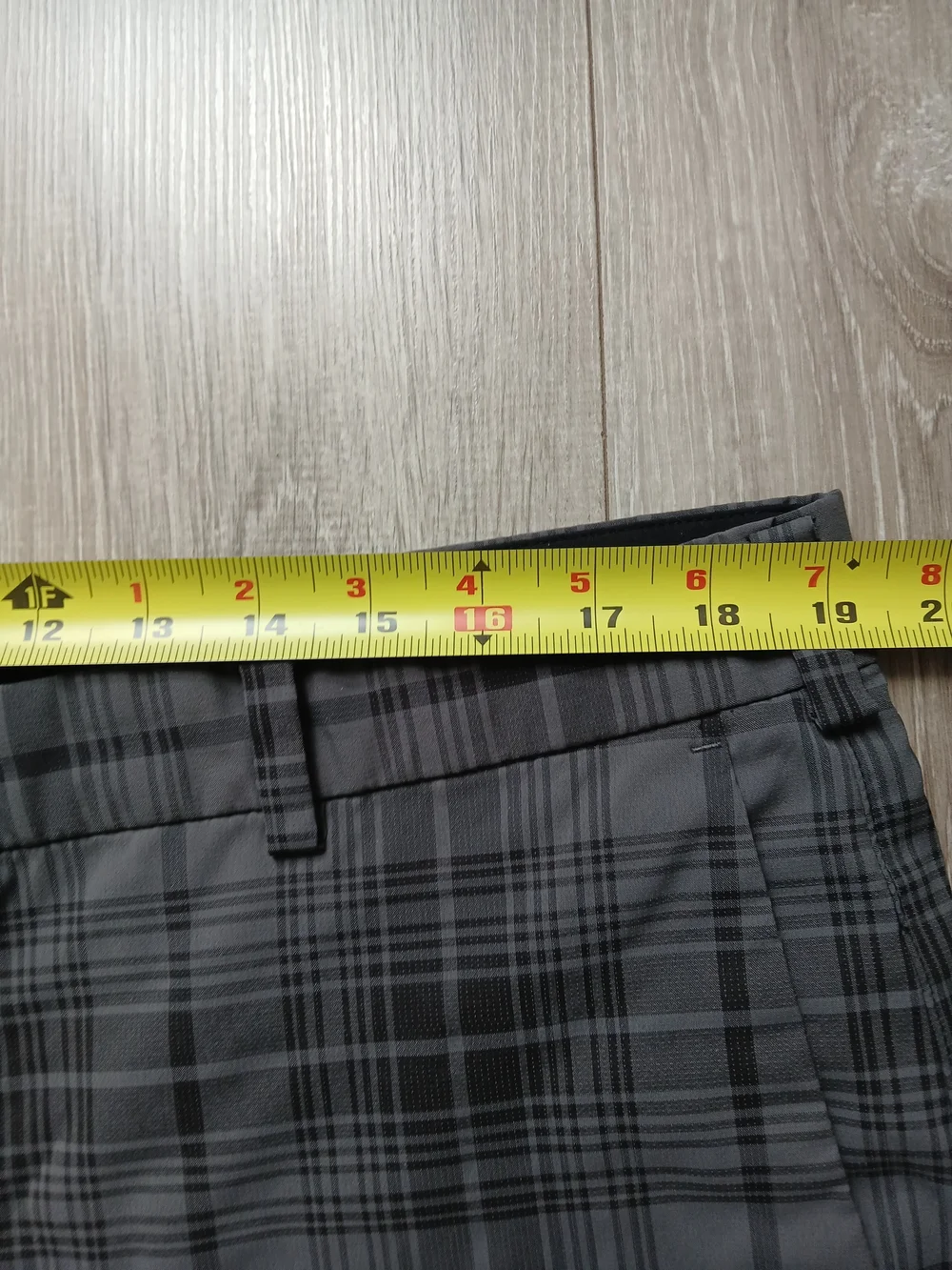Nike Golf Tour Performance Dri-Fit Pants Men's Size 38 X 32 Gray Plaid - Picture 7 of 13